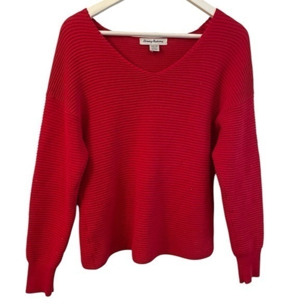 Tommy Bahama Red Sweater